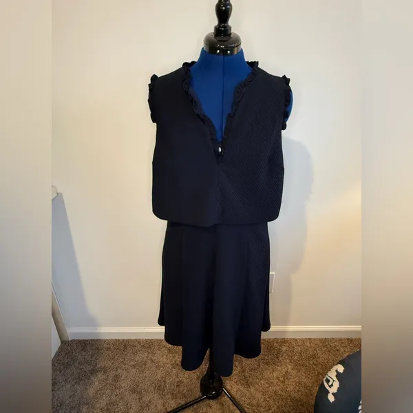 Reiss Braida Frill Sleeve Dress - Image 3