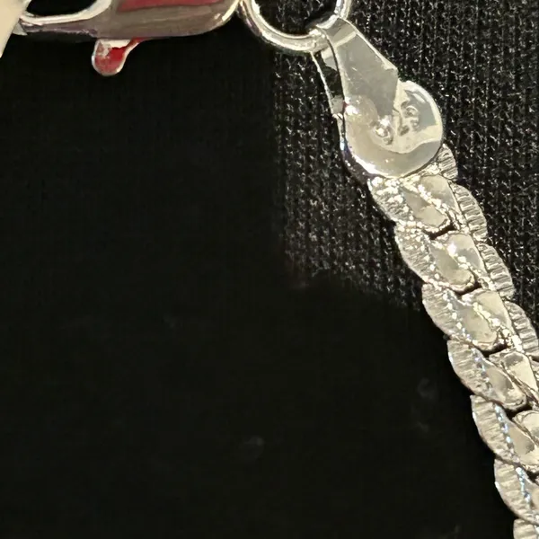 Elegant Silver Chain Necklace S925 - Image 7