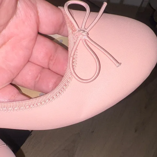 Cat & Jack Light Pink Ballet Flats vegan leather size 5 - Image 5