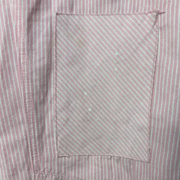 Unbranded Hickory Stripe Pants Women 31 Pink Good Patchwork Utility Splatter - Image 6