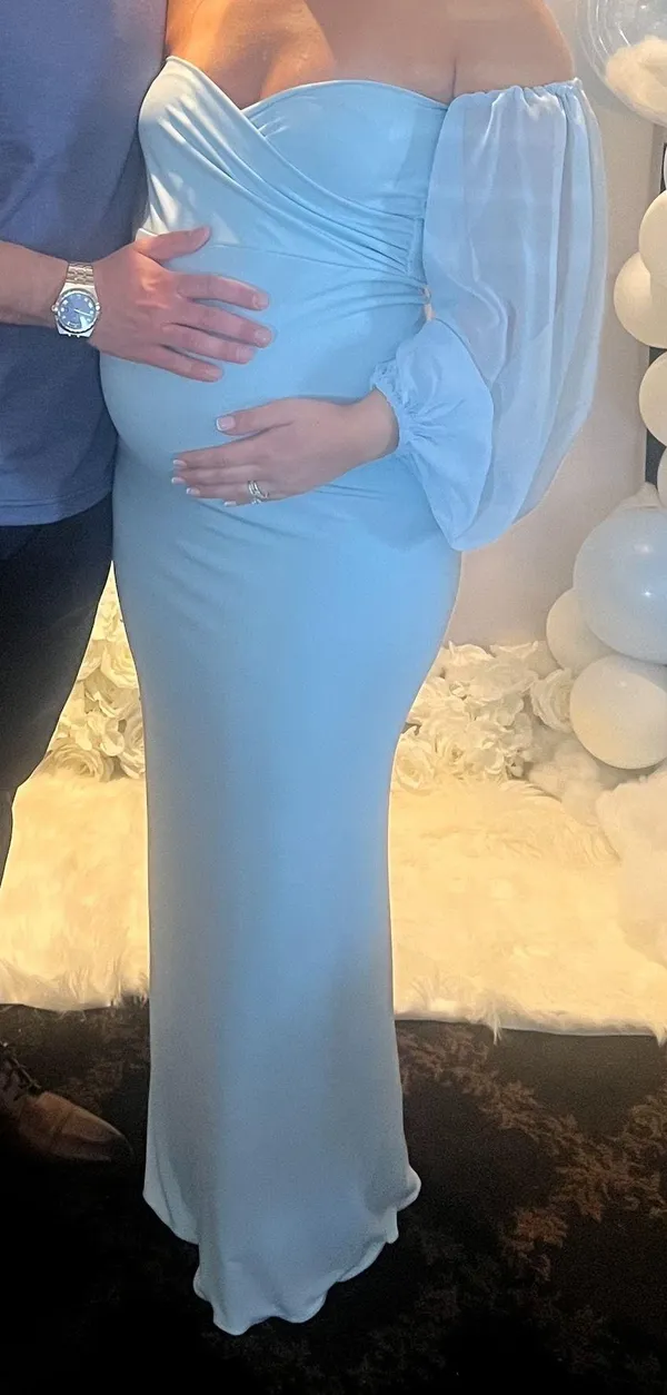 Anyuta Couture Maternity Baby Shower Dress - Image 2