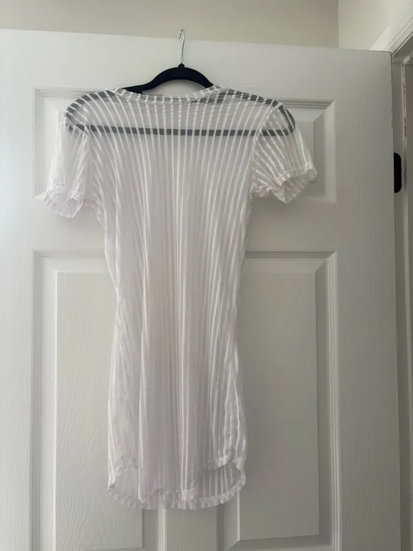 Palm Shade Stripe Cover Up - Image 4