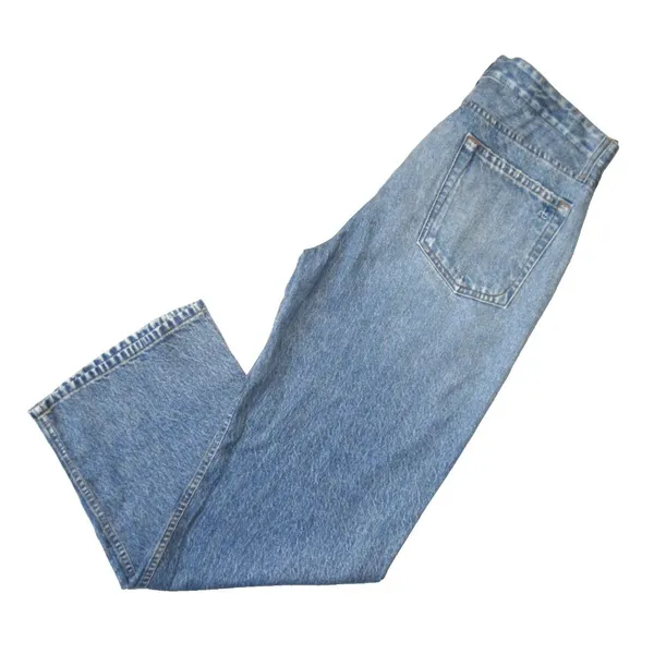NWT rag & bone Liquid Miramar in Dara Photo Printed Faux Jean Wide Leg Pants 28 - Image 12