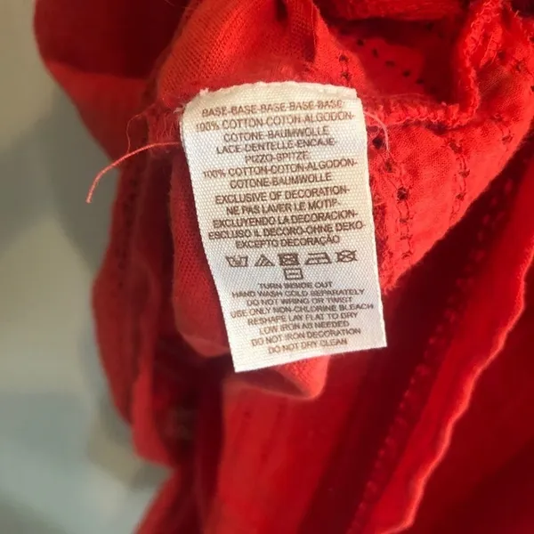 Free people NWOT orange fast times blouse S - Image 6