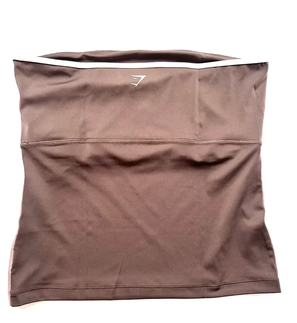 Gymshark XL Piping Bandeau Top With Shelf Bra - Image 2