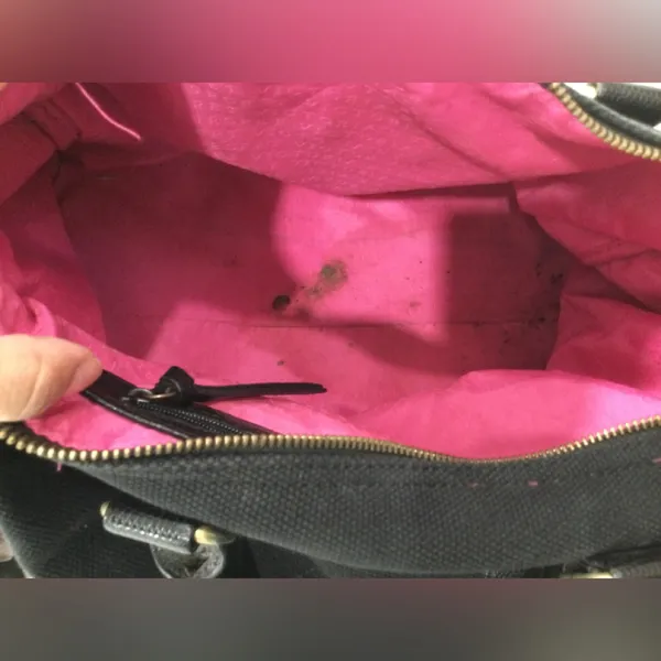 Victoria'S Secret Black Canvas Bag - Image 8
