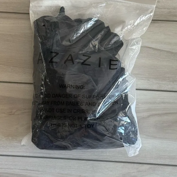Azazie Madelyn Mermaid One Shoulder Convertible Dress Black Size 4 NWT - Image 12