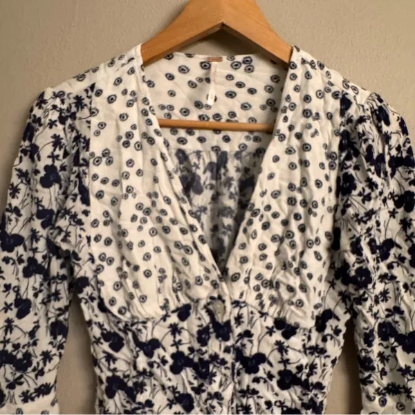 FREE PEOPLE‎ Floral Blouse - Image 5