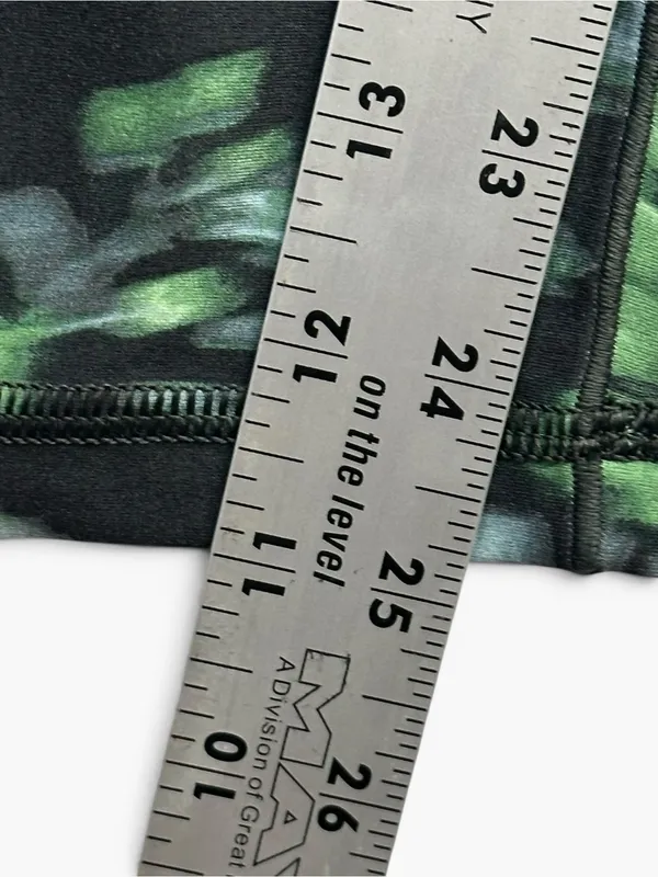 Aerie OFFLINE Real Me 7/8 Hi-Rise Leggings Floral Green Black Size M NWT - Image 7