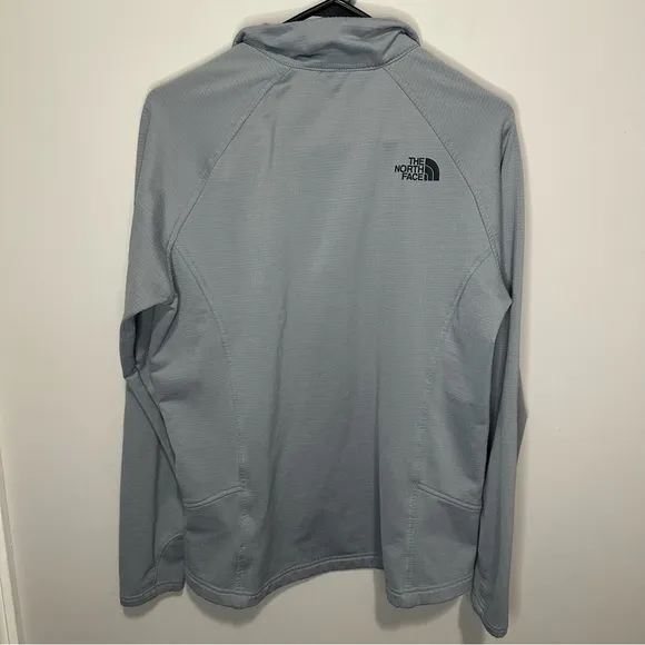 Women’s The North‎ Face Size Large Grey 1/4 Zip Lightweight Sweatshirt - Image 5