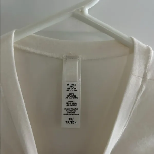 Skims Cotton Jersey Tee Shirt - Image 3