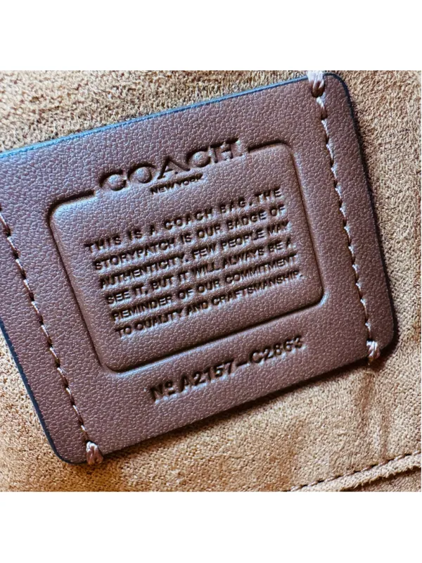 Coach C2863 Ellen Daisy Crossbody Bag Chalk White Embroidered Leather - Image 11
