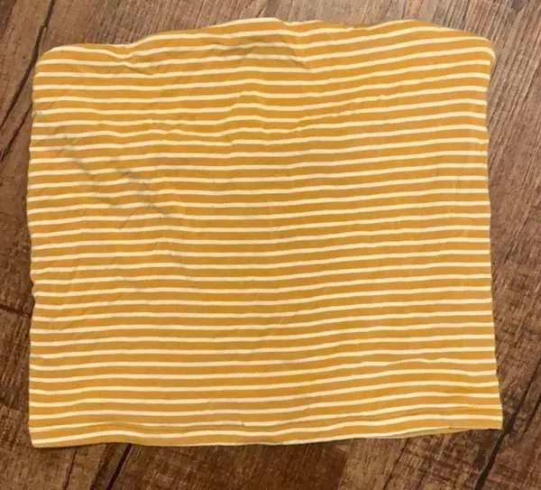 American Eagle Yellow Striped Tube Top - Image 2