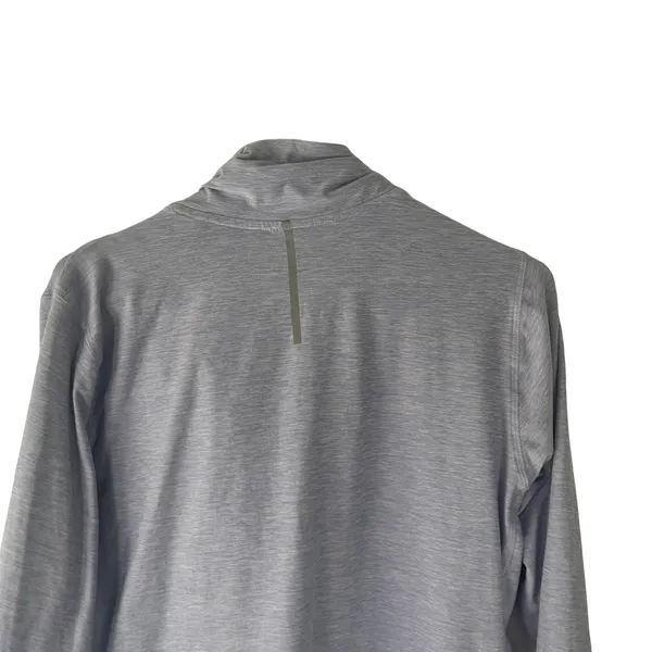 New Balance Size M‎ Half Zip Funnel Neck Long Sleeve Light Blue Pullover Sweater - Image 6