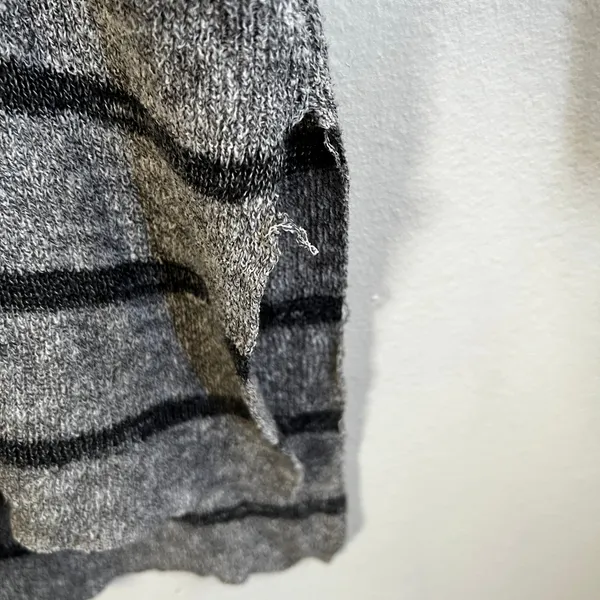 Free People Oversized Sweater Striped Slouchy Boho Festival‎ Casual Indie - Image 6