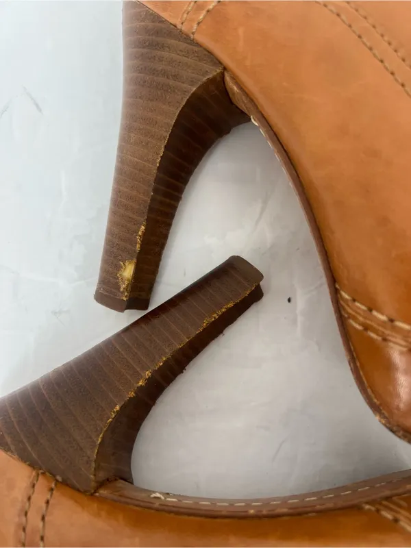 FRYE Anna Oxford Heel Booties size 10 lace up - Image 9