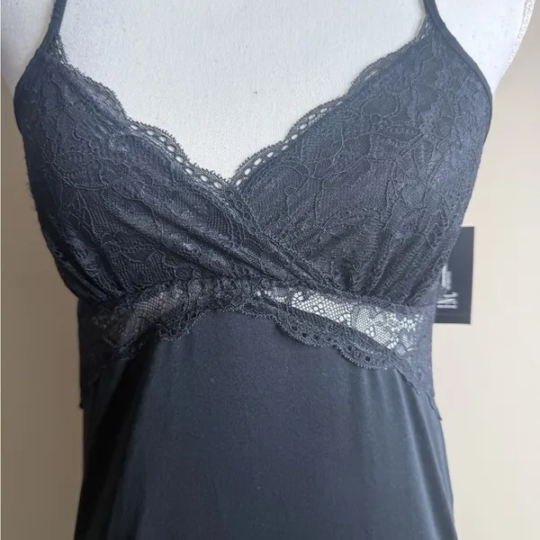 NWT INC International Concepts Black Chemise with Spaghetti Straps - Image 6