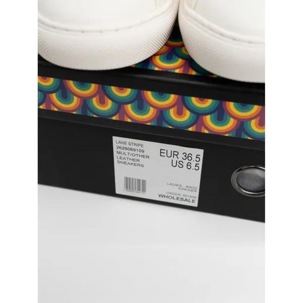KURT GEIGER LONDON | New! Women's Lane Stripe Low-Top Sneakers - Image 8
