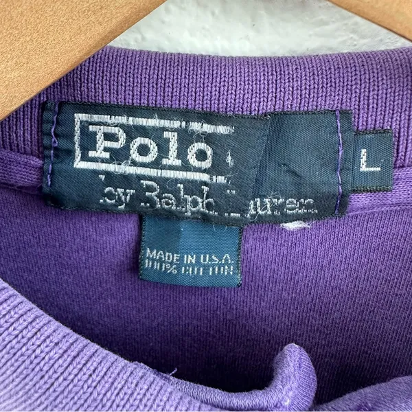 Polo Ralph Lauren purple polo shirt - Image 2