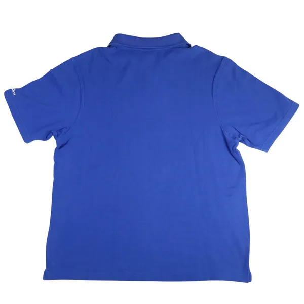 Reebok New York Giants Polo Shirt Blue NFL Team Apparel Medium‎ Pique Cotton - Image 4