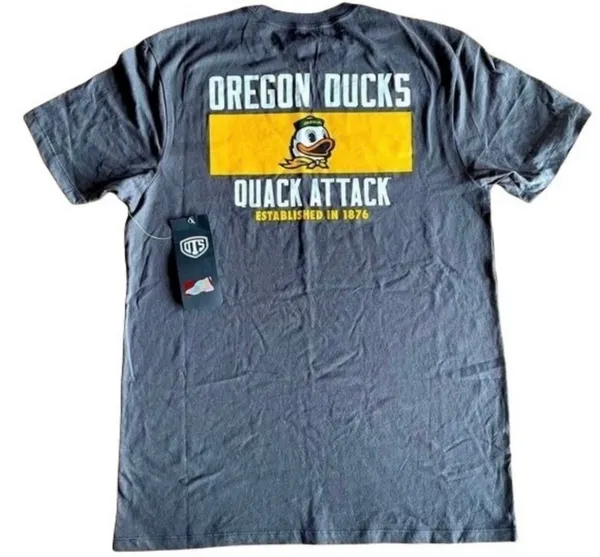 NCAA Oregon Ducks "Quack Attack" Unisex Graphic T-Shirt - New - Size Large - Image 2