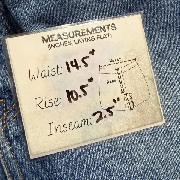 Sezane‎ Denim Shorts Medium Wash Organic Cotton Cuffed High Rise Size 38 US 6 - Image 6