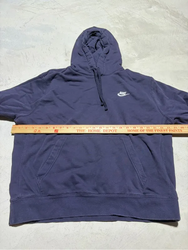 Nike dark purple/blue Pullover Hoodie large sweatshirt - Image 3