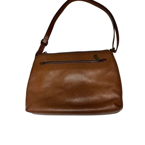 Fossil Medium Kinley Brown Leather Crossbody Purse - Image 4