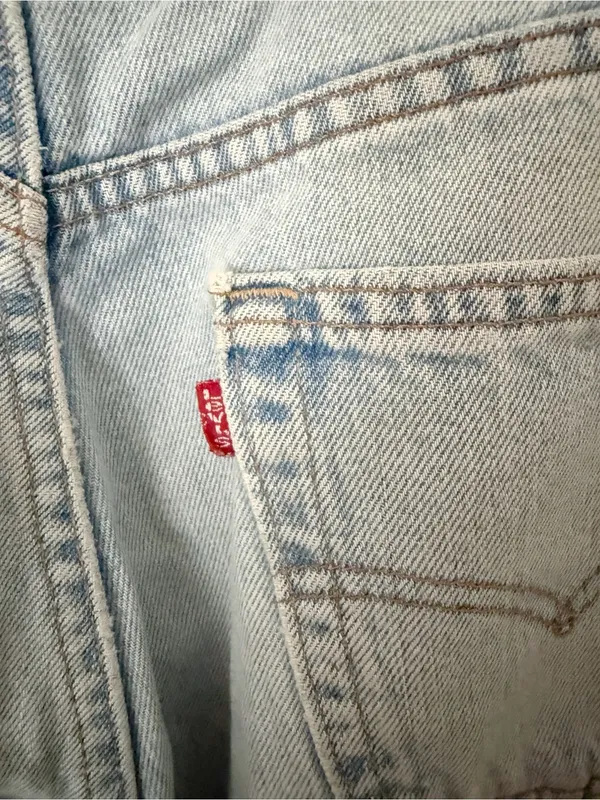 Vintage Levi's 505 Straight Leg Jeans Sz 6 - Image 8