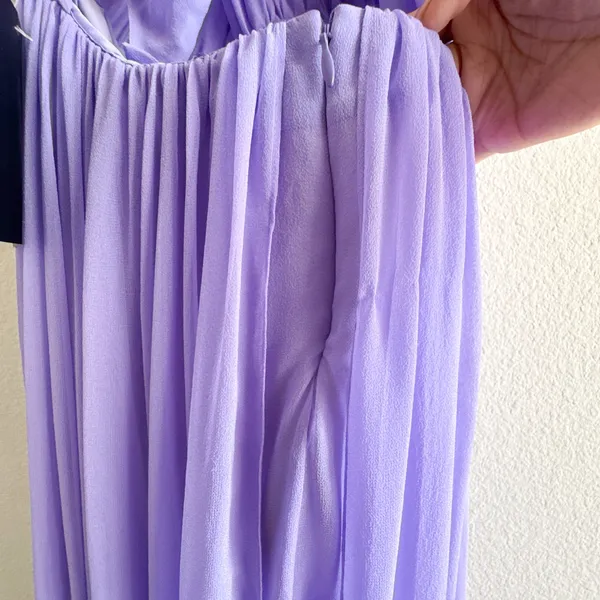 Retrofete Ina Silk Chiffon Maxi Dress Wisteria NWT Medium Wedding Guest Gala - Image 14
