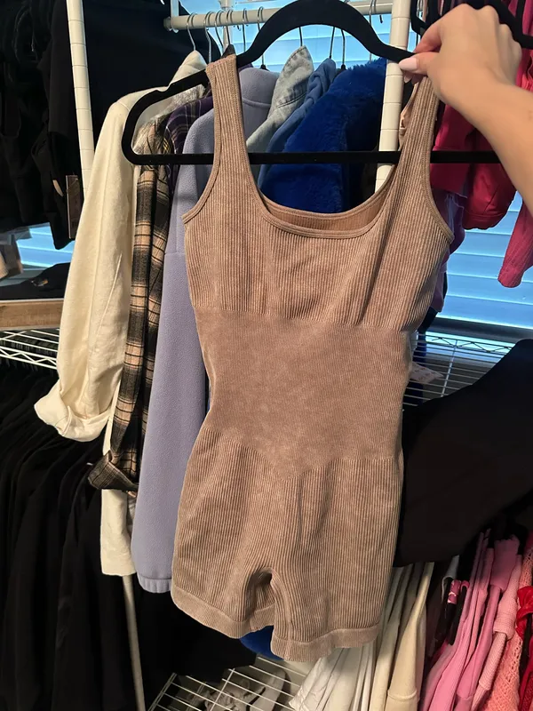 Light brown one piece Size XS - Image 2