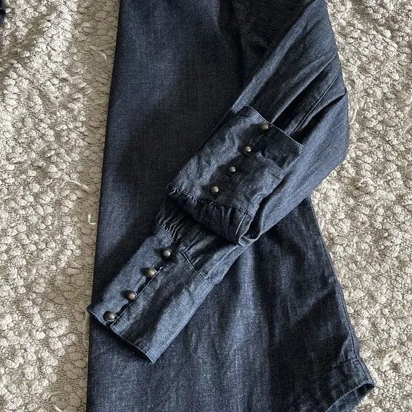 Banana‎ Republic Denim Crewneck Top. Size XS - Image 9