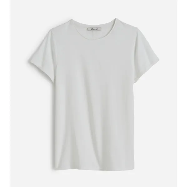 Madewell Essential Slim Tee Shirt Lightweight Cotton Basics White Small NWT - Image 5
