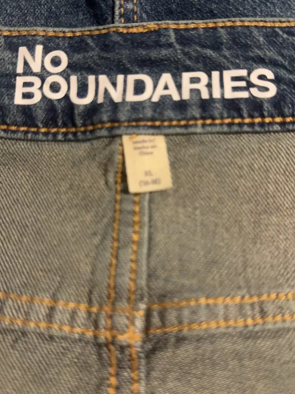 No Boundaries Blue Denim Mini Skirt - Image 3