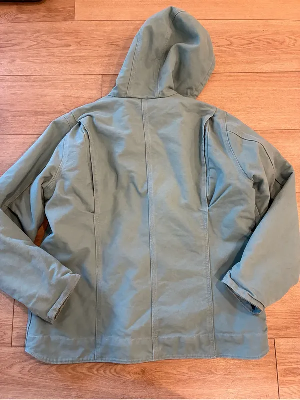 Carhartt Women’s Sierra Sherpa Lined Jacket Seaglass Blue Size XL (16-18) - Image 8