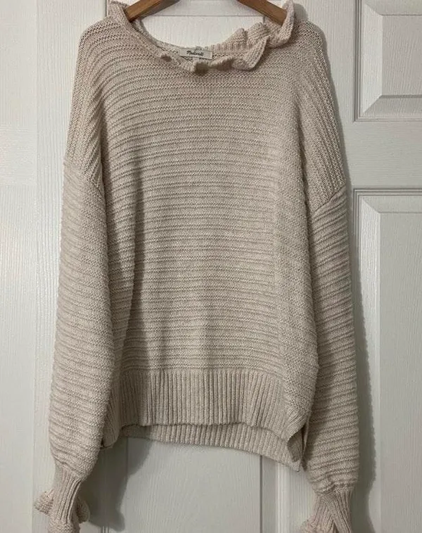 Madewell Ruffle Sweater - Image 3