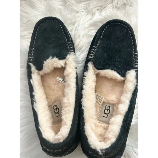 Ugg ansley slipper indoor outdoor size 7 light used suede - Image 7