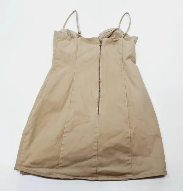 Superdown Renetta Mini Dress in Khaki Small - Image 11
