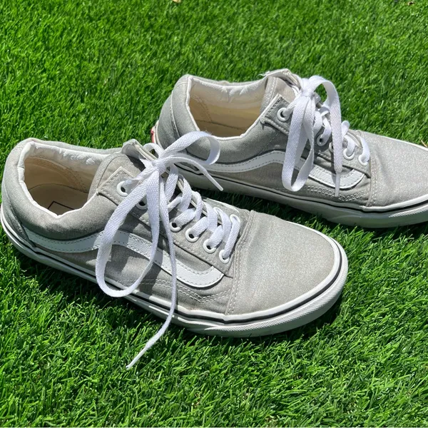 Vans Metallic Gray Sneakers - Image 2