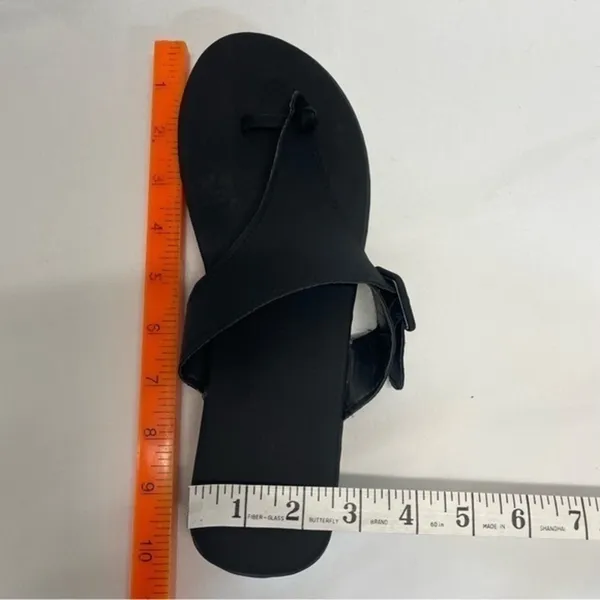 Black Platform Wedge Sandals Women’s Size 8 everyday lounge pool summer spring - Image 6