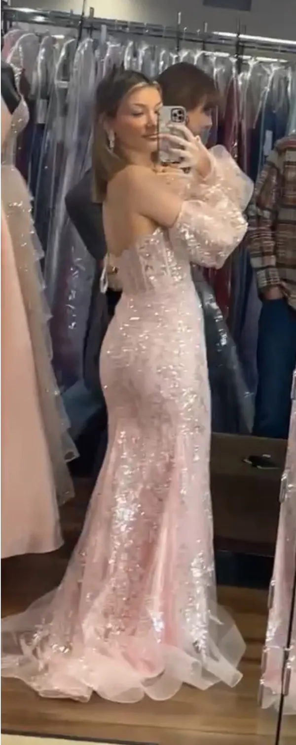 Sherri Hill Prom Dress Pink - Image 3
