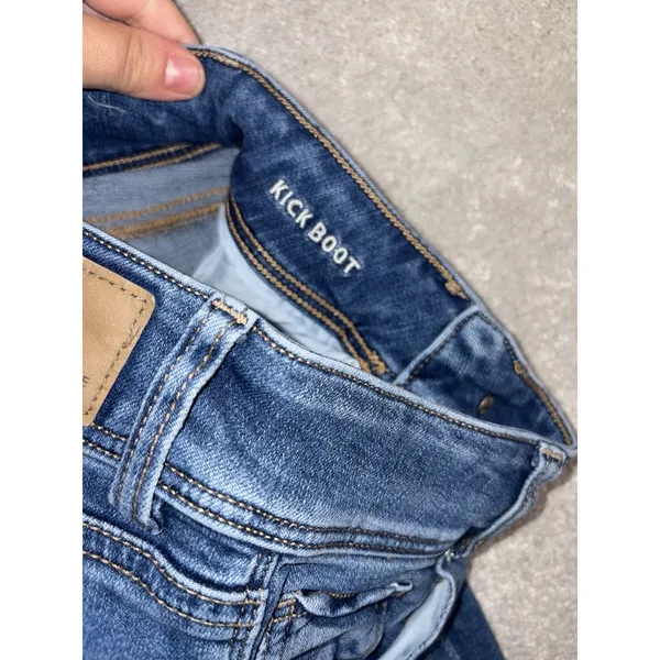 american eagle kick boot‎ jeans super stretch 000 short - Image 3