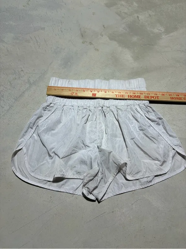 Free people FP movement Lightweight White Women's Elastic-Waist Shorts large - Image 3
