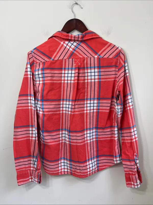 American Eagle Outfitters Women's Long Sleeve Button Down Shirt Size Large - Image 2