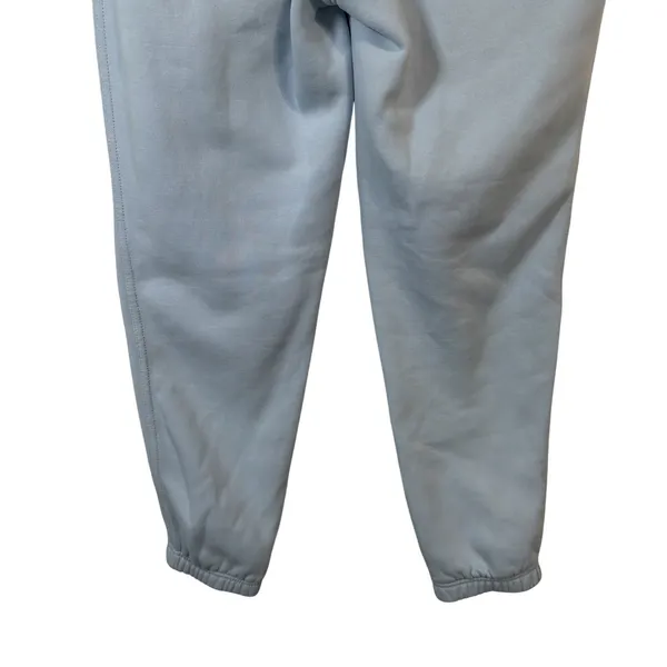 Carhartt Sweatpants Women Medium M 8-10 Light Blue Relaxed Fit Fleece Joggers - Image 6