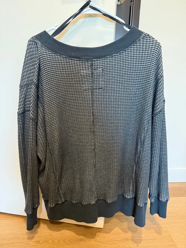 American Eagle Waffle Sweater - Image 2