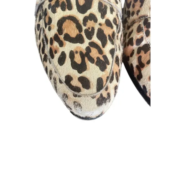 Halogen Violet Leopard Calf Hair Mules Size 8.5M - Image 7