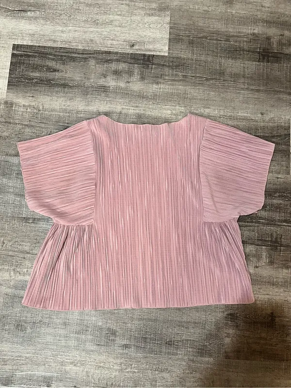 MADEWELL Texture & Thred Micropleat Top in Vintage Mauve - Image 4
