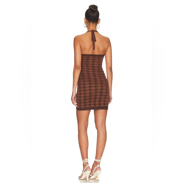 Superdown Mini Dress `Harper’ Halter Size Medium NWT - Image 4