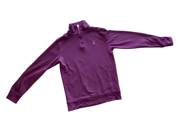 Polo Burgundy Quarter Zip along Sleeve 🔥 - Image 3
